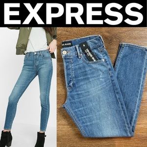 Express High Waisted Vintage Skinny Ankle Jeans